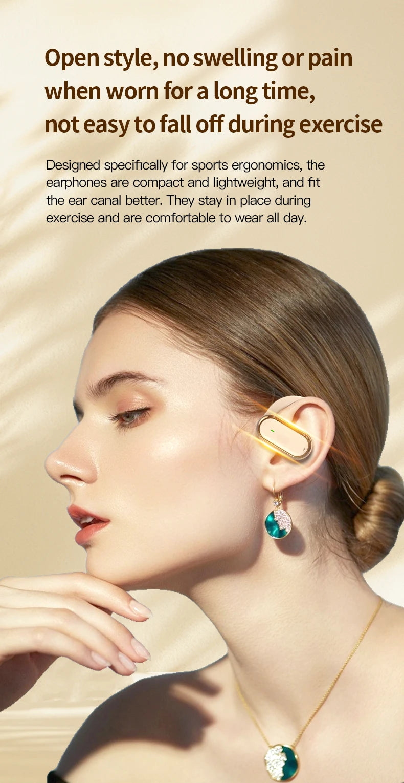 Bluetooth 5.4 Earphones IPX7 Waterproof 20Hrs Wireless Headphones with ENC Noise Cancelling Mic Deep Bass For Sports Workout Gym
