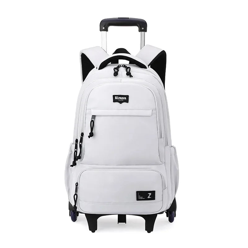 Children School bag with Wheels Students Backpacks For Boy Kids Trolley Bag Schoolbag Rolling Wheeled Backpack Travel Book Bag