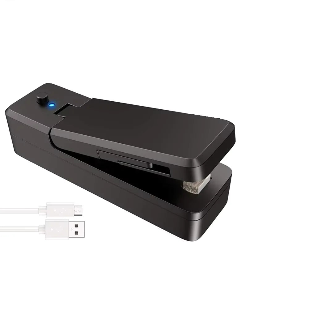 Mini Bag Sealer 2 in 1 Rechargeable Portable Bag Vacuum Heat Sealer