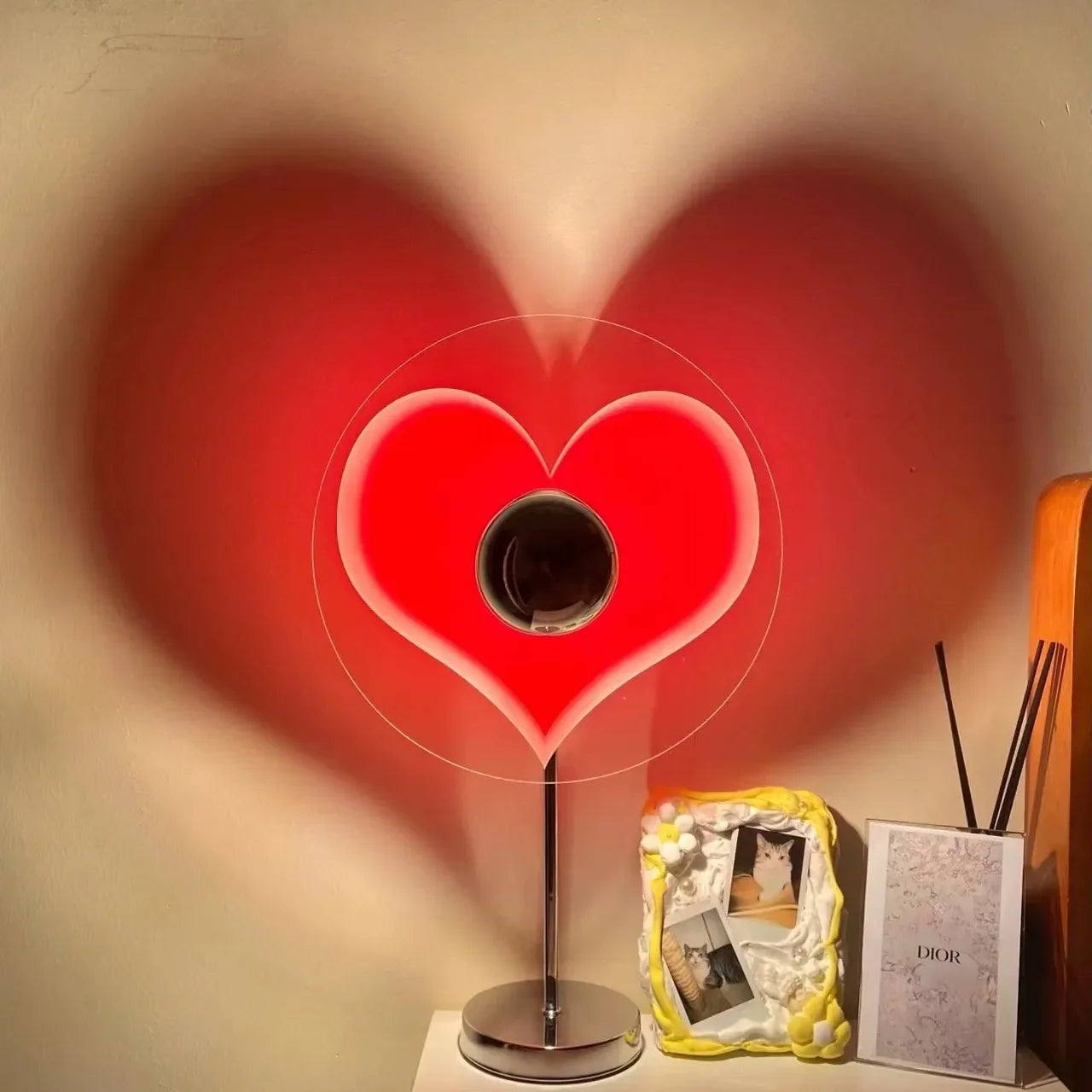 Sunset Table Lamp Projection Rainbow Night Light Atmosphere Home