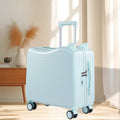 A child's suitcase can be used as a girl's portable suitcase for riding an 18-inch combination trolley