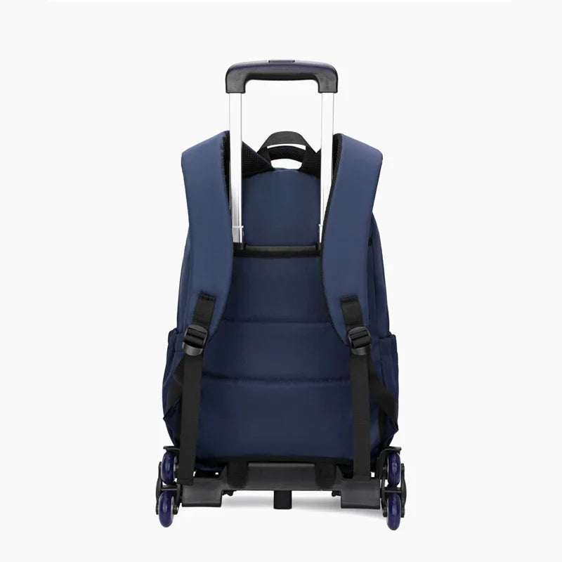 Children School bag with Wheels Students Backpacks For Boy Kids Trolley Bag Schoolbag Rolling Wheeled Backpack Travel Book Bag