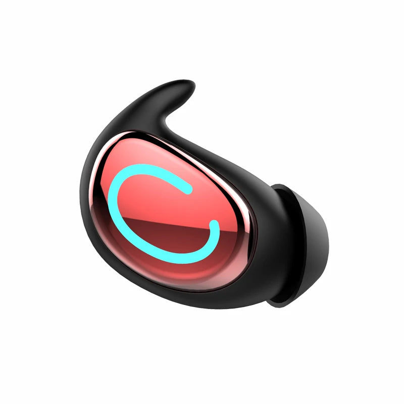 TWS Bluetooth Earphones Single In Ear Wireless Invisible Earbuds In Ear Sport With Mic Handsfree Headset Headphones For Phone