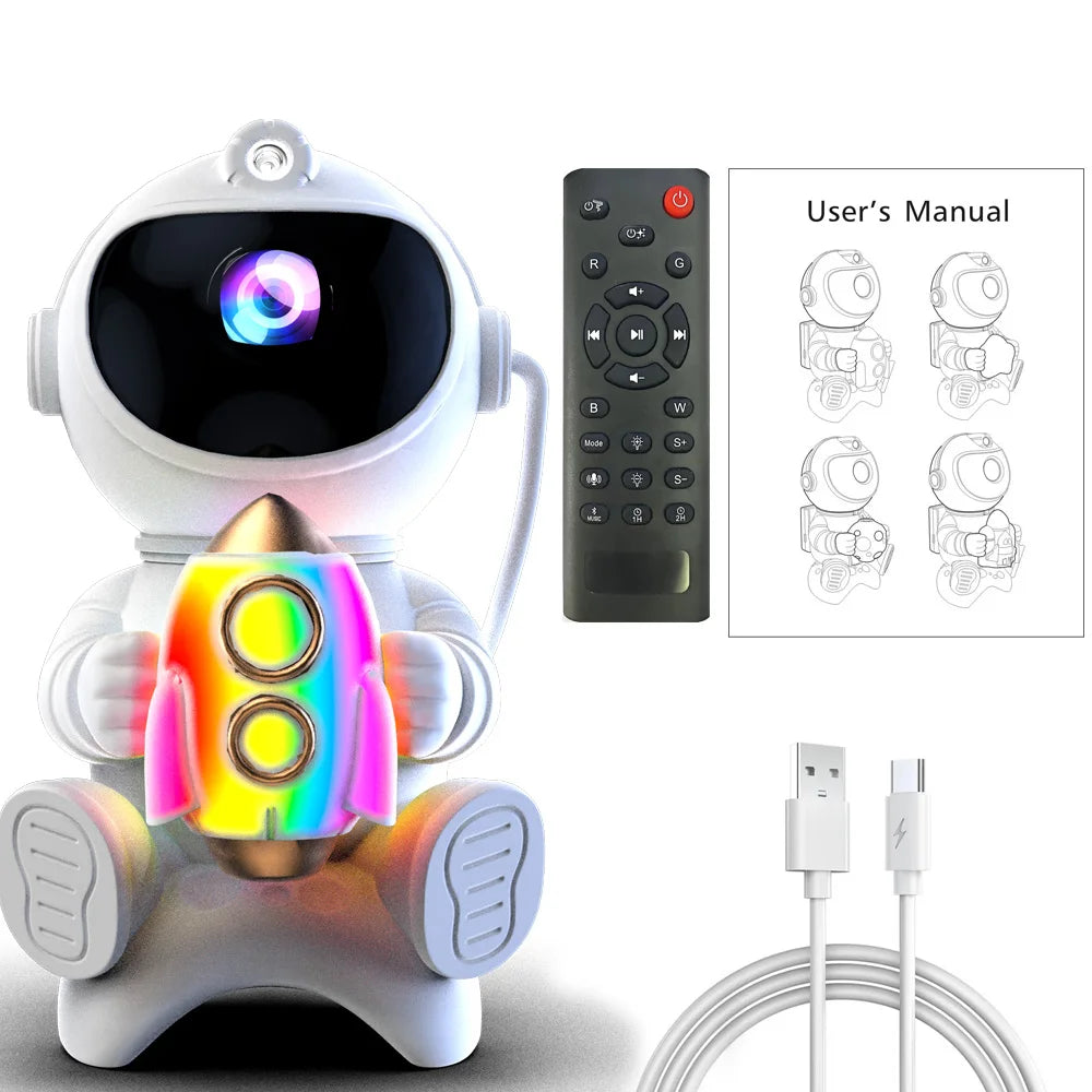 Astronaut LED Star Projector Night Light Galaxy Projectors Bluetooth Speaker
