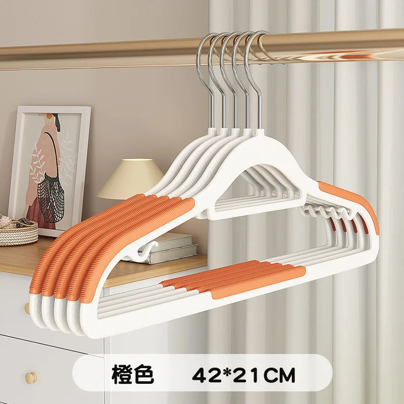 Hangers with Non-Slip Design Household Hangers 360°Swivel Hook Space Saving Organizer for Dormitory Bedroom Closet Shirts Pants