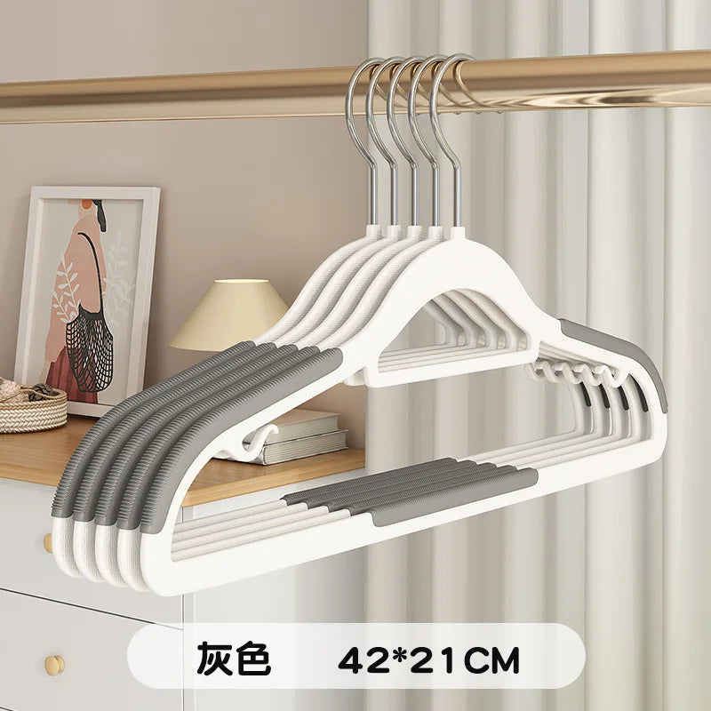 Hangers with Non-Slip Design Household Hangers 360°Swivel Hook Space Saving Organizer for Dormitory Bedroom Closet Shirts Pants