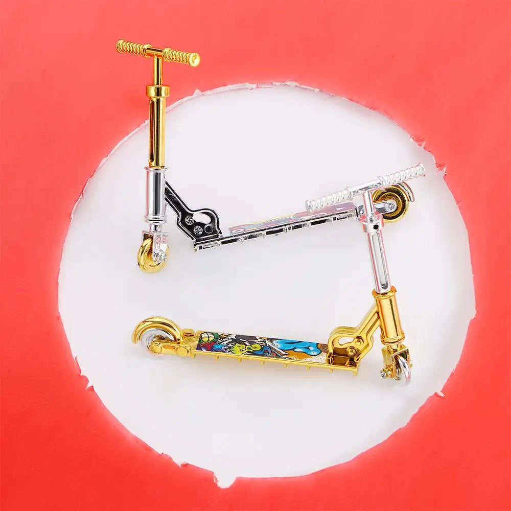 Mini Scooter Two Wheel Scooter Children's Educational Toys Finger Scooter Bike Fingerboard Skateboard