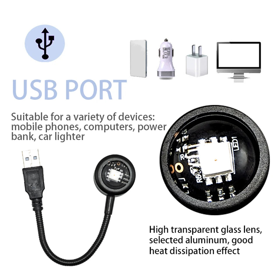 Glowaura Mini Sunset LED Projector