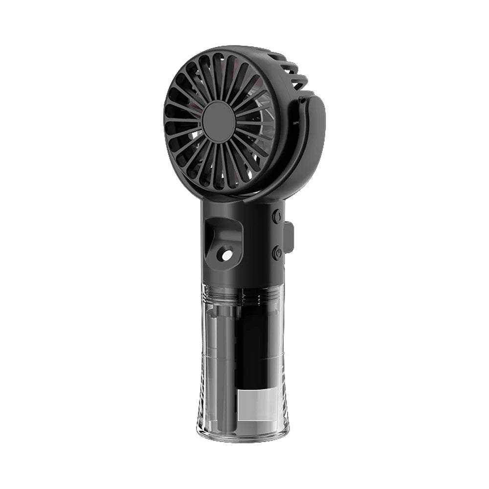 Mini Fan Portable Handheld Fan Water Mist Fan Small Spray Humidifier Fan USB Rechargeable Portable Fan New Hand Fan Air Cooler