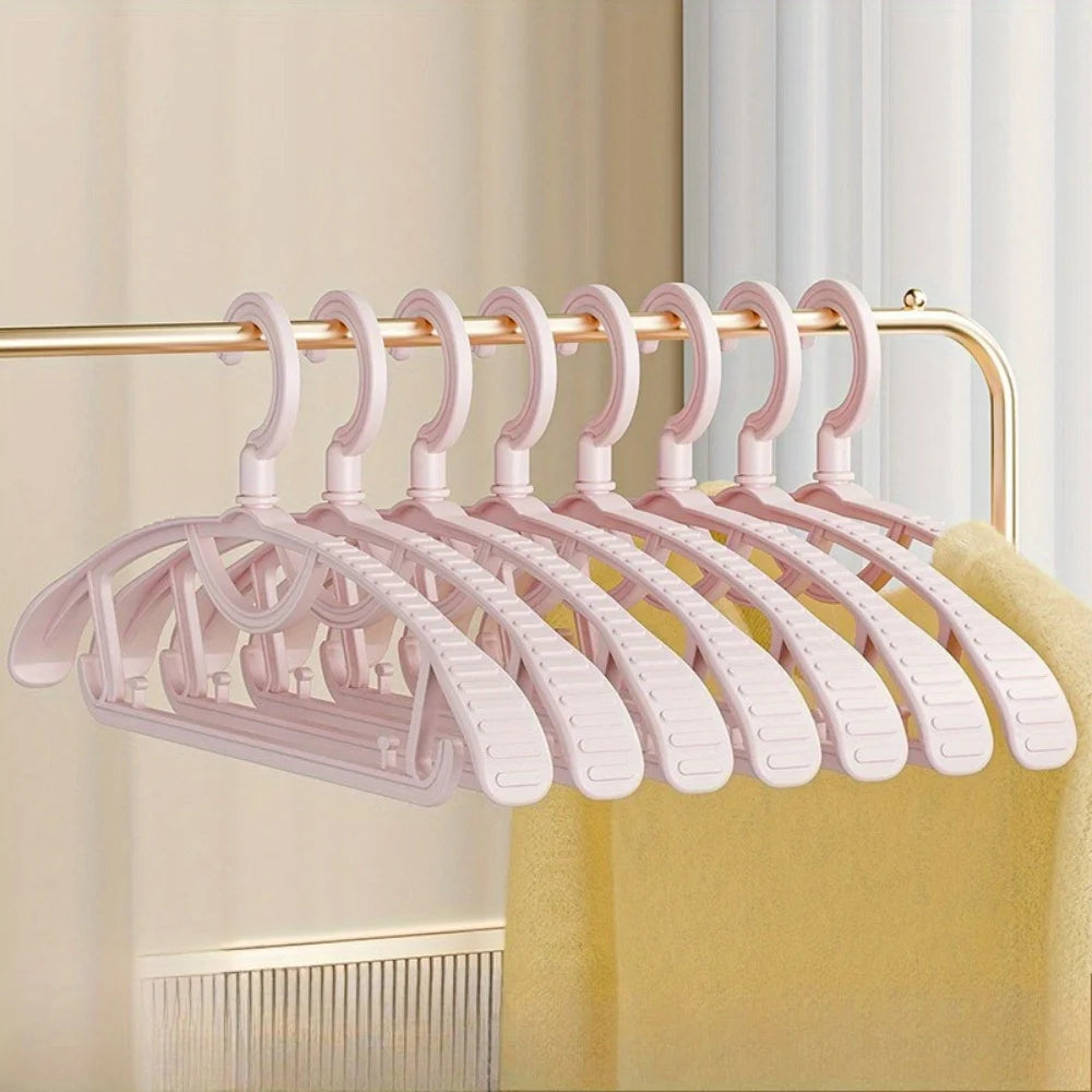 15/30pcs Space Saving Hangers Slim Design, Wide Shoulder Non-Slip for Shirts Dresses, Closet Organizer Set To Maximize Space
