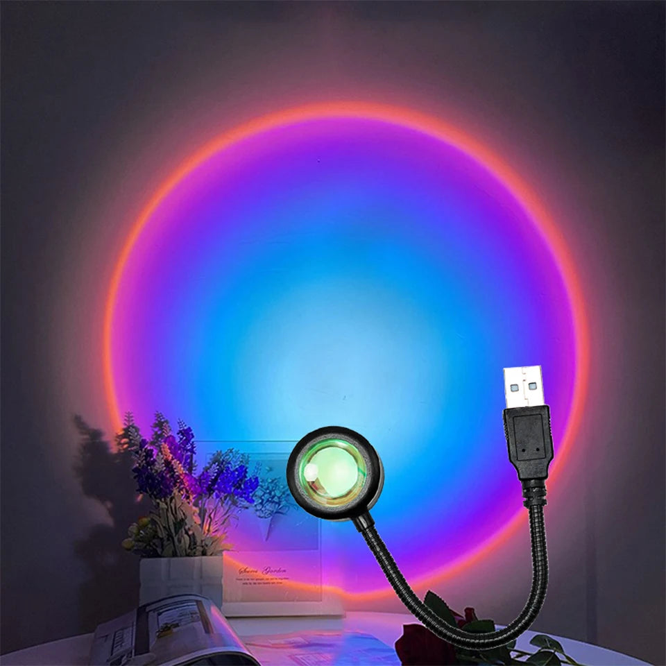 Glowaura Mini Sunset LED Projector