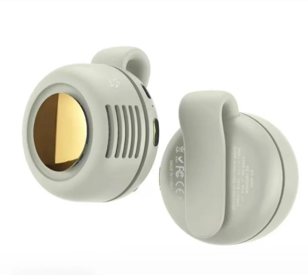 Mini Portable Fan 360° Rotating, 3 Speeds Strong Wind Quiet Rechargeable Handheld Fan, Small Size Big Airflow Long Battery Life