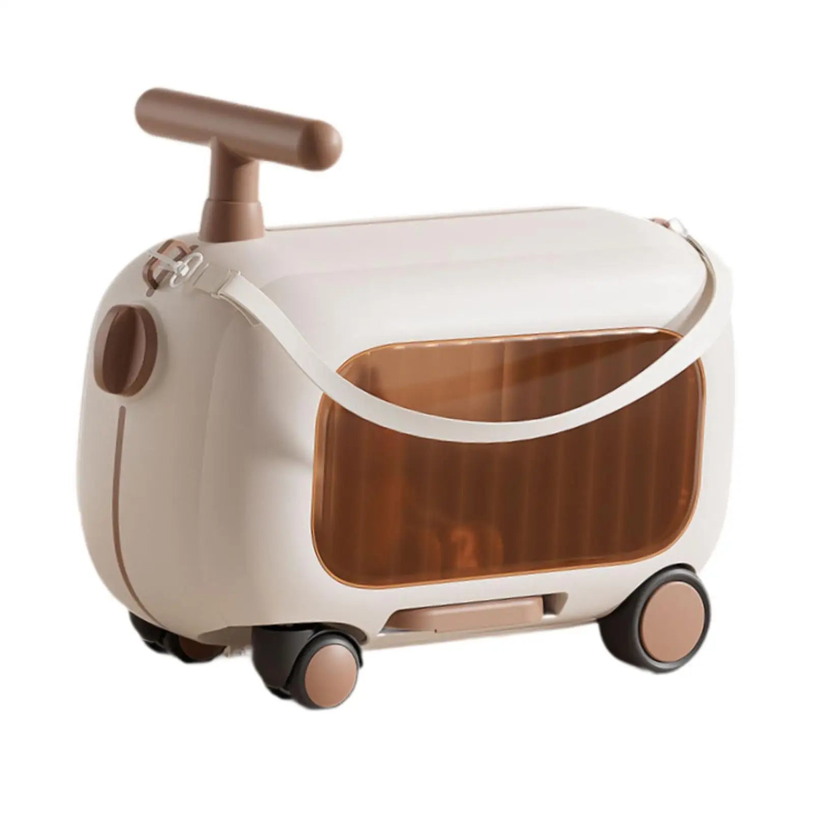 Ride on Suitcase, Luggage Case with Wheels Rideable Carry on Storage Carry on Luggage Children's Suitcase, for Aged 2-6 Years