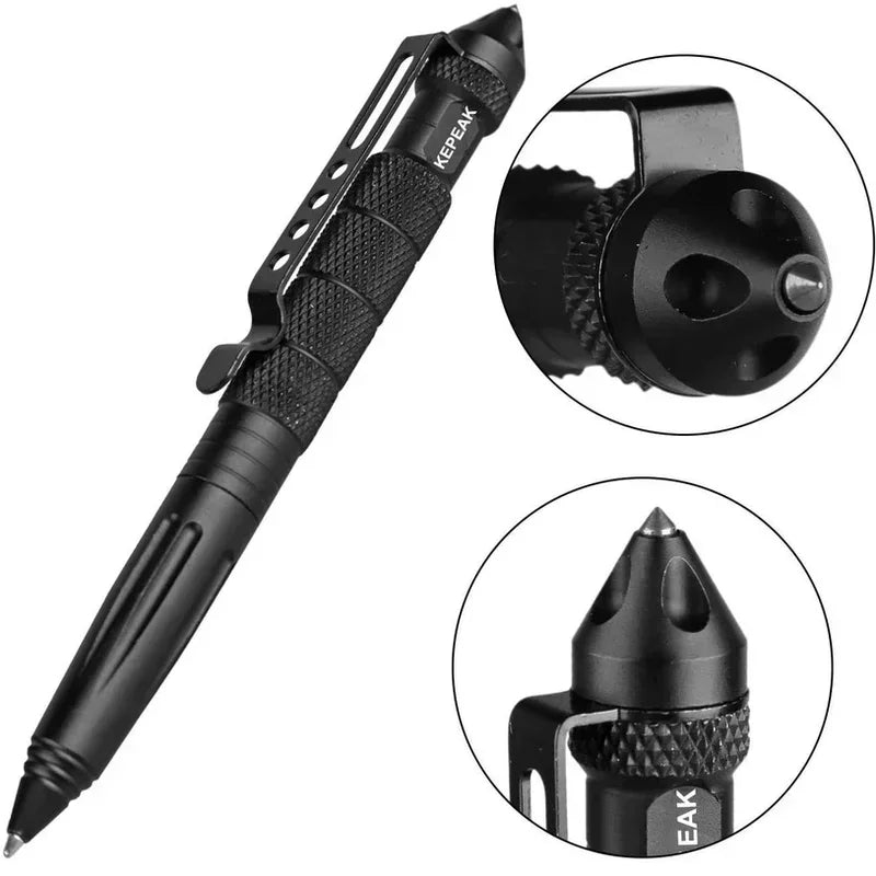 Outdoor Defensa Personal Pen Outdoor Sports Camping Self-defense Supplies Multifunctional Mini Pocket Anti-skid Signature