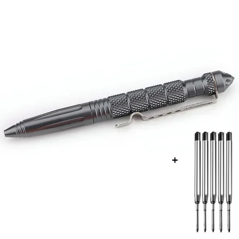 Outdoor Defensa Personal Pen Outdoor Sports Camping Self-defense Supplies Multifunctional Mini Pocket Anti-skid Signature