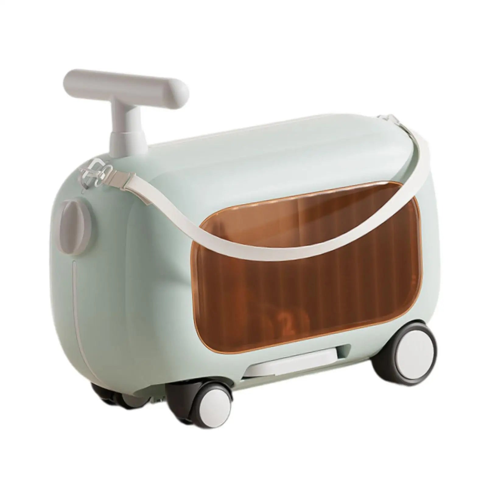 Ride on Suitcase, Luggage Case with Wheels Rideable Carry on Storage Carry on Luggage Children's Suitcase, for Aged 2-6 Years