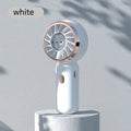 Mini Portable Fan 3 color Cute Handheld Fan Battery Operated Lightweight Small Personal Fan with 3 Speeds and USB Rechargeable