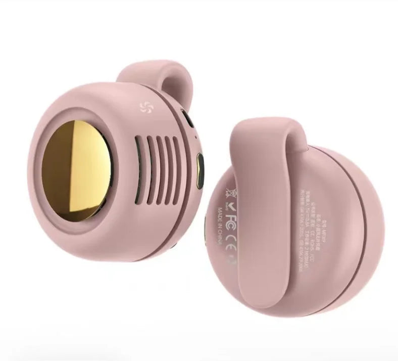 Mini Portable Fan 360° Rotating, 3 Speeds Strong Wind Quiet Rechargeable Handheld Fan, Small Size Big Airflow Long Battery Life
