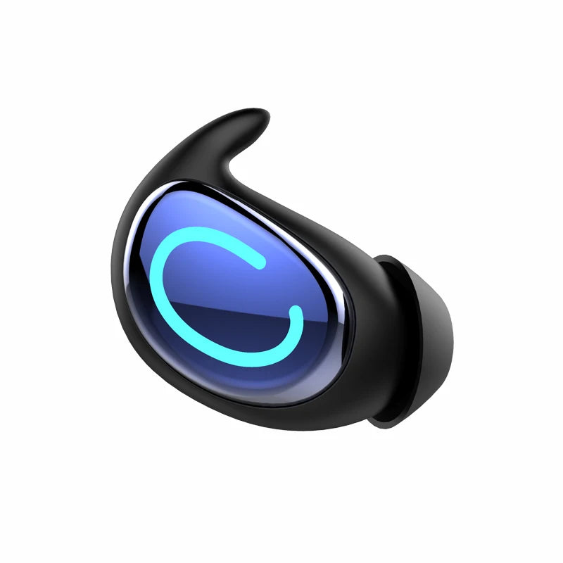 TWS Bluetooth Earphones Single In Ear Wireless Invisible Earbuds In Ear Sport With Mic Handsfree Headset Headphones For Phone
