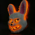 NEW LED  Light Halloween Cosplay Face Mask Party Show Stage Make-up Horror Bloody Rabbit Bear Mask Cartoon Carnival  Head Cover