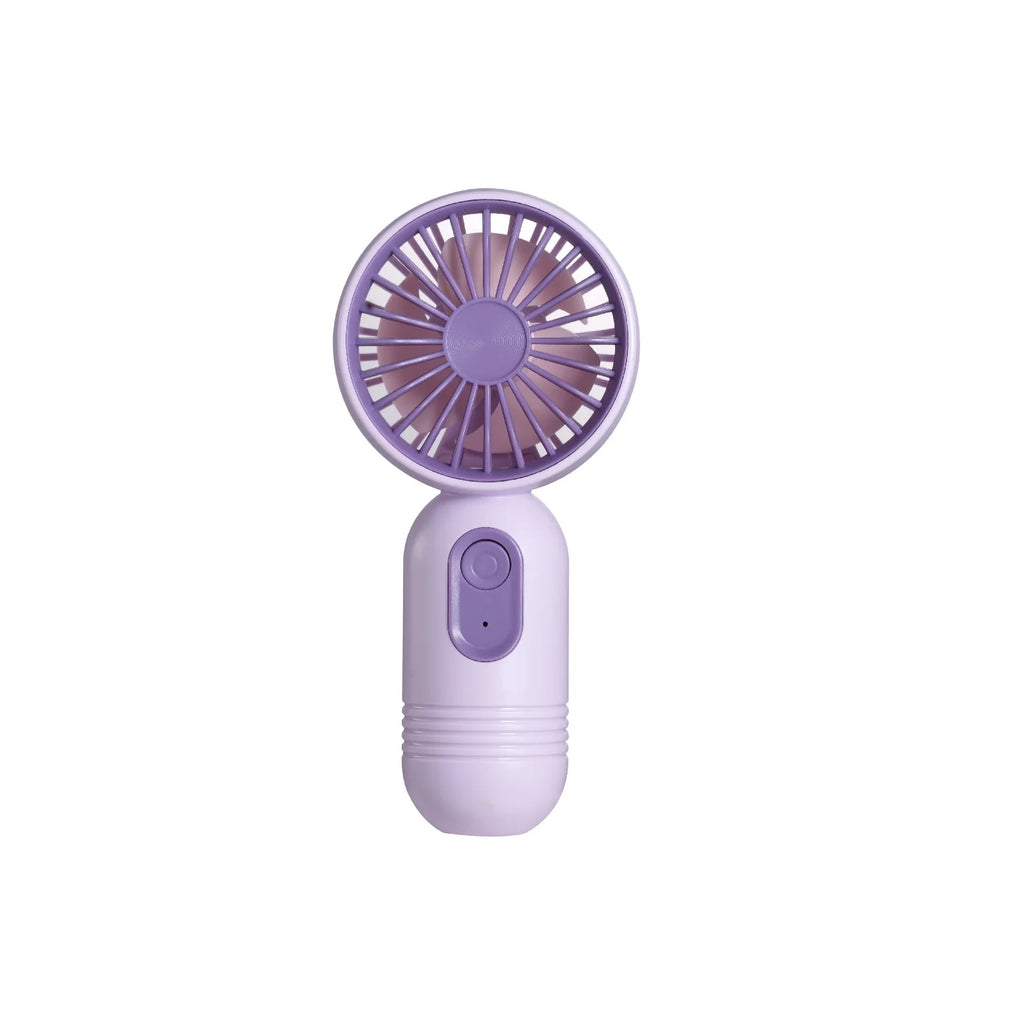 Mini portable fan, handheld small fan, USB charging, 3-speed handheld fan suitable for office, outdoor travel, and camping