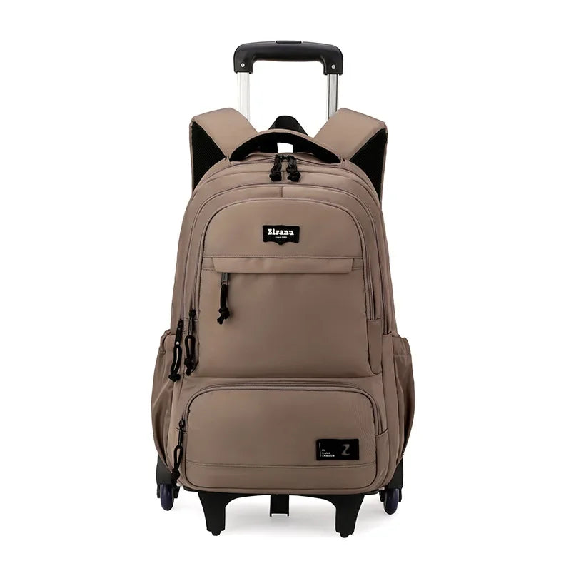 Children School bag with Wheels Students Backpacks For Boy Kids Trolley Bag Schoolbag Rolling Wheeled Backpack Travel Book Bag