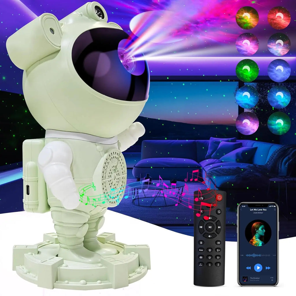 Astronaut Galaxy Projector Lamp - Star Projector Light, Bluetooth Moon Galaxy Lights for Bedroom with  remote