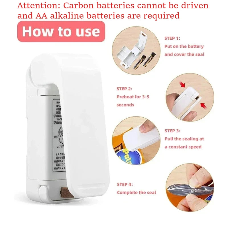 Mini Heat Bag Sealing Machine Package Sealer Bags